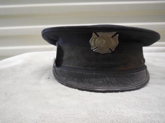 Fireman's hat with badge