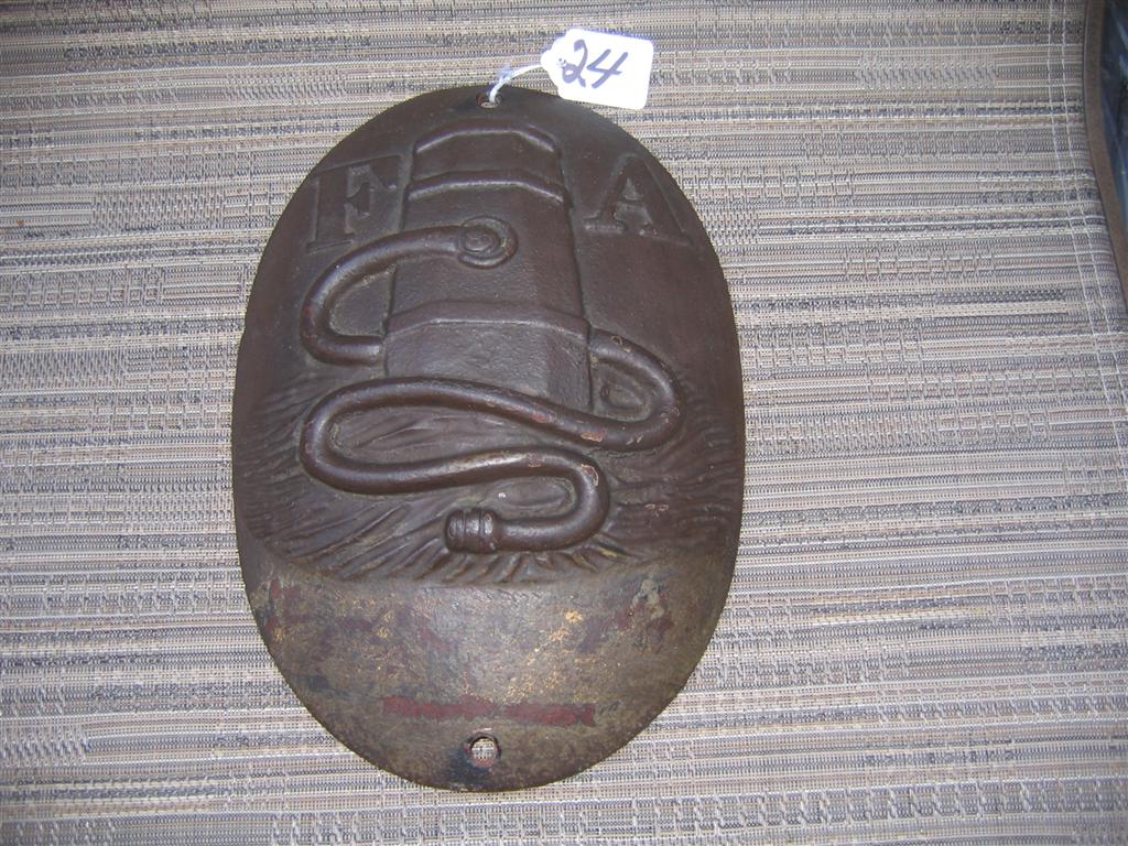 Fire Association of Philadelphia, cast iron, conv