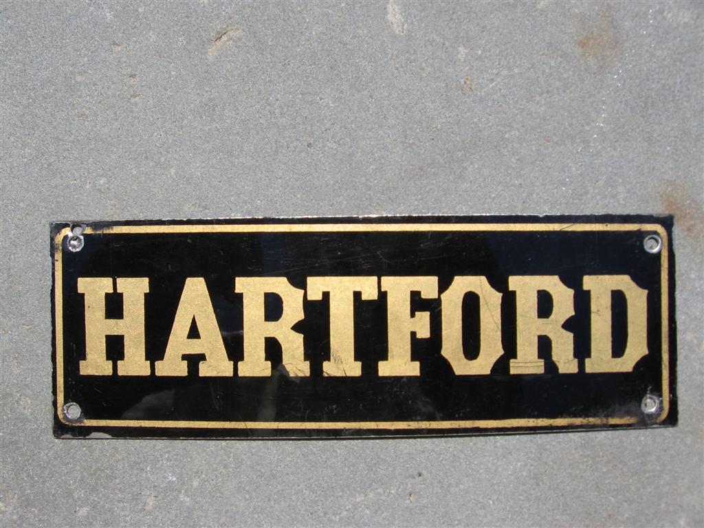 Hartford Fire Ins. Co. - Tin. Rectangular border a