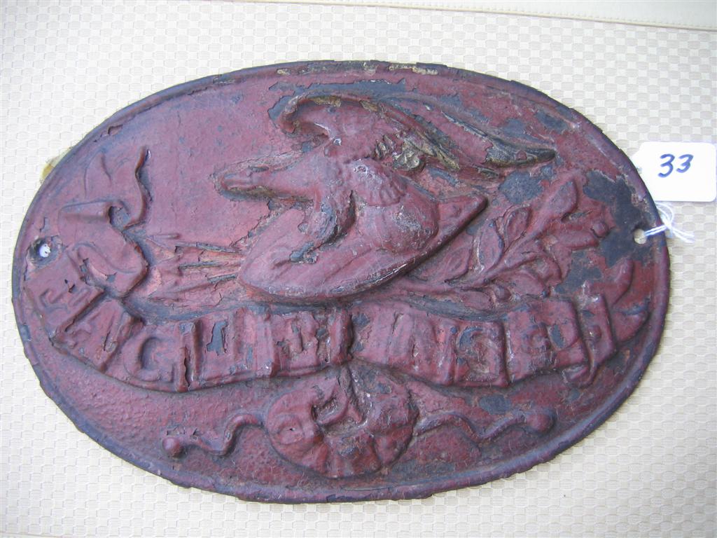 Eagle Insurance Co., Cincinnati,Ohio. Cast Iron.