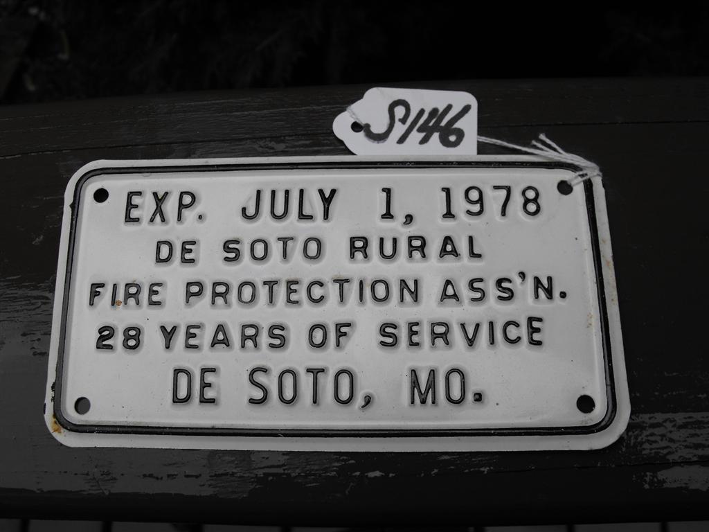De Soto Rural Fire Protection. De Soto, Mo. Exp.