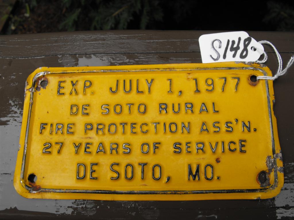 De Soto Rural Fire Protection Assn. De Soto, Mo.