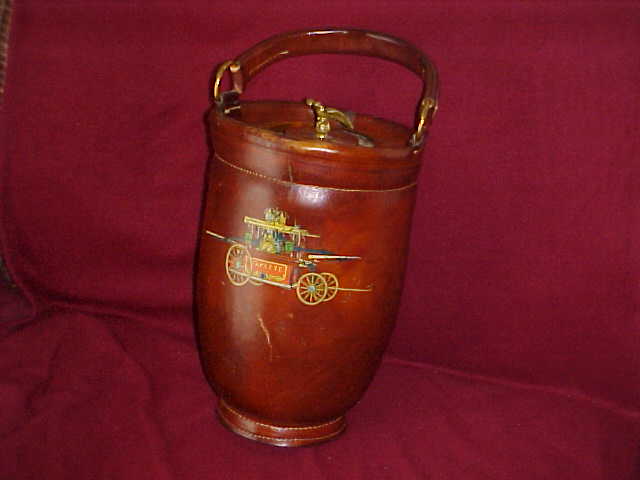 Ice Bucket. 13" tall. Diameter: 5 1/2" on bottom,
