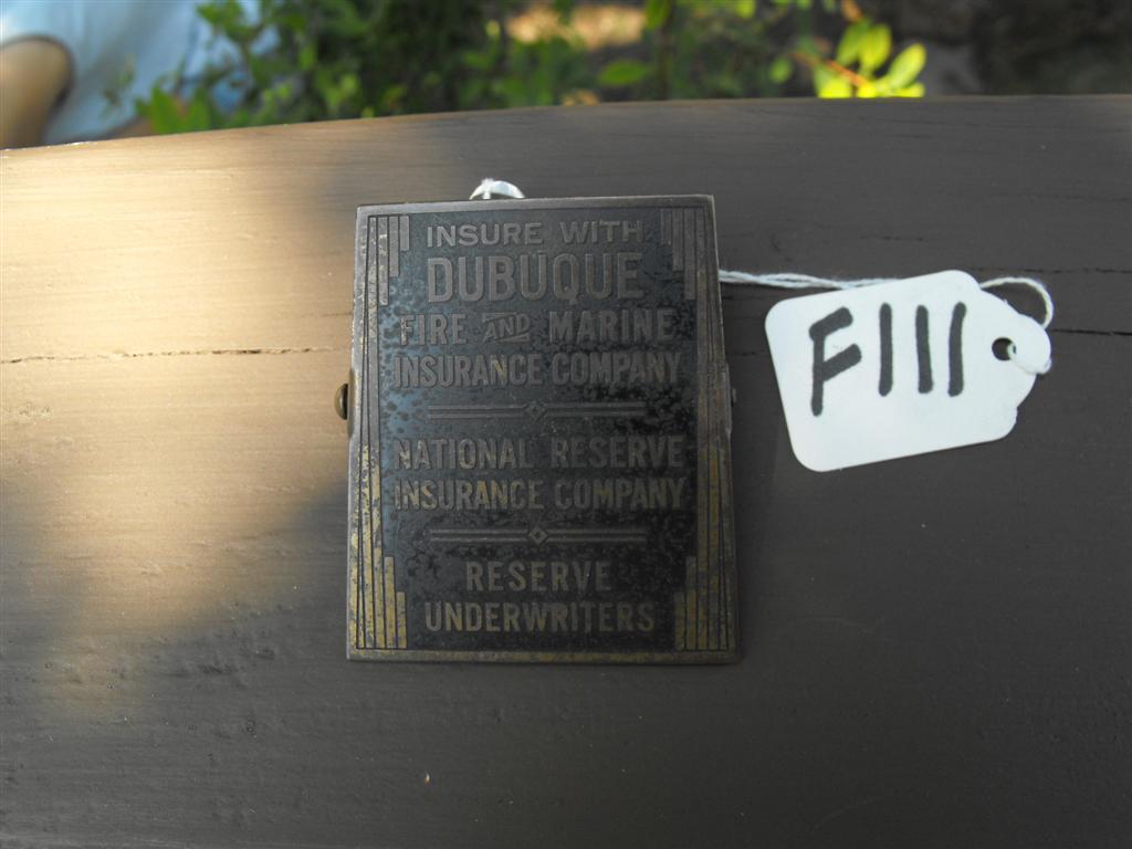 Paper Clip. Dubuque Fire and Marine Insurance Co.