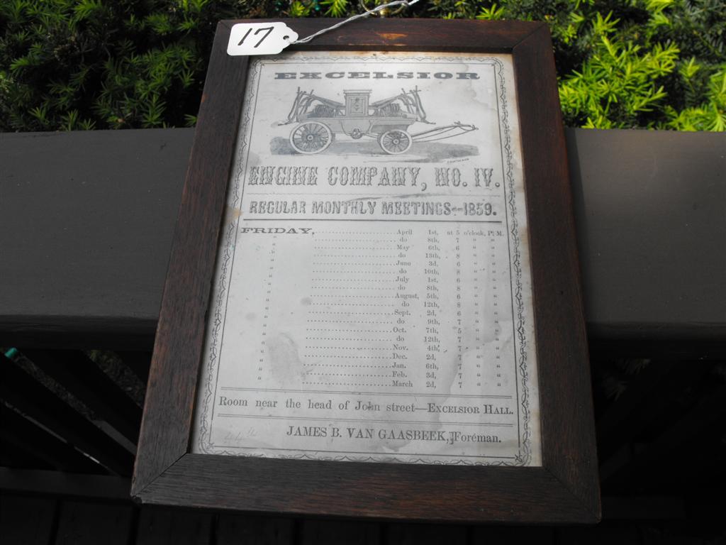 Excelsior Engine Company, No. IV. Regular Monthly