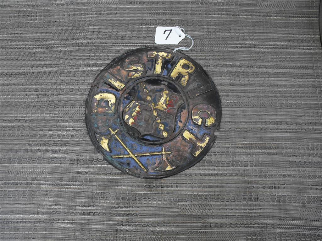 District Fire Office, Birmingham, England. Copper