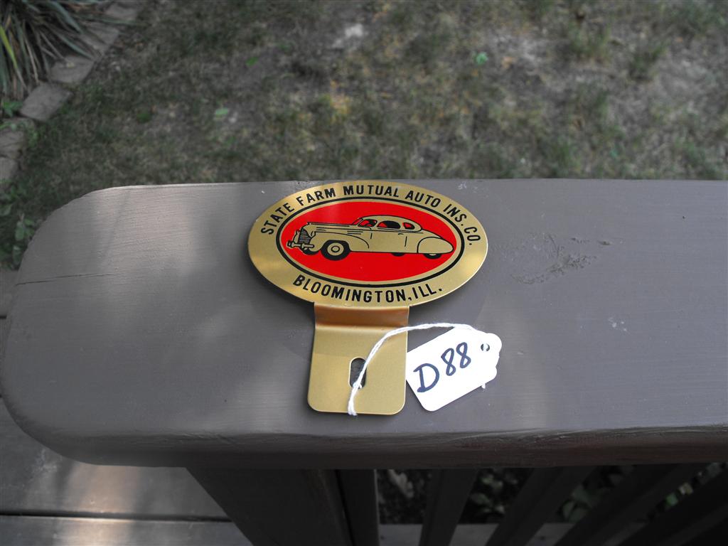 Auto Tag. State Farm Mutual Auto, Bloomington, Il