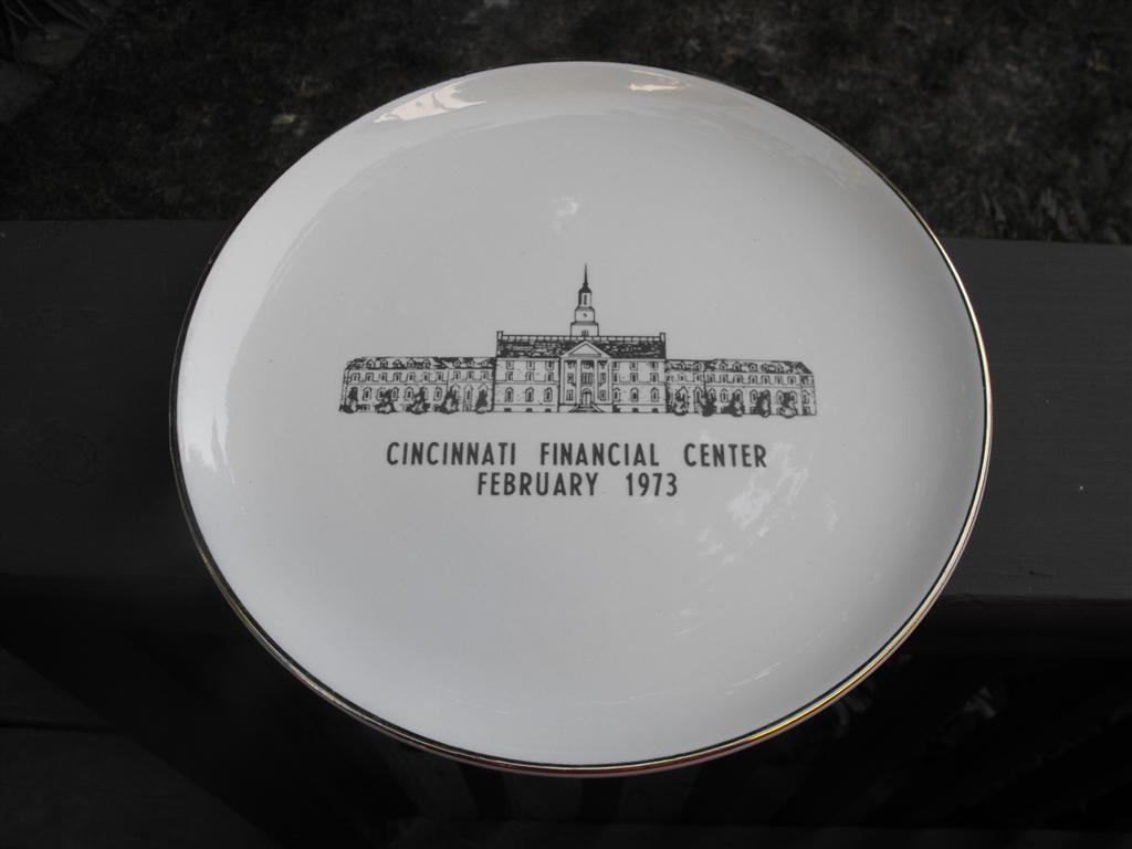 Plate. Cincinnati Financial Center, February 1973