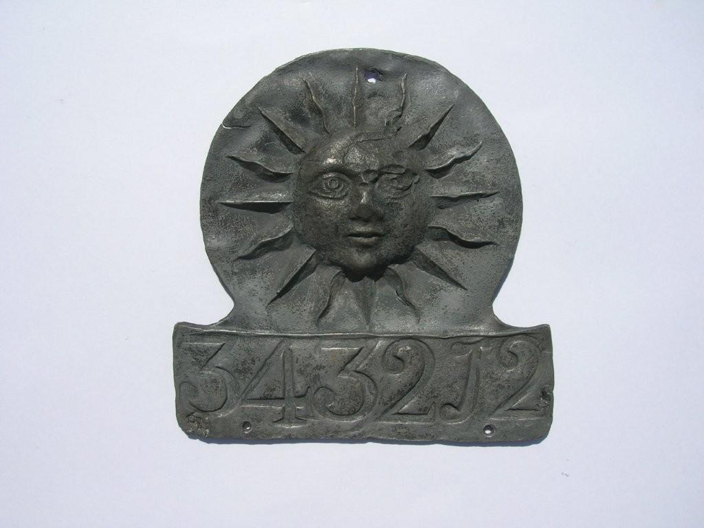 Sun Insurance Company. London, England. Lead. P