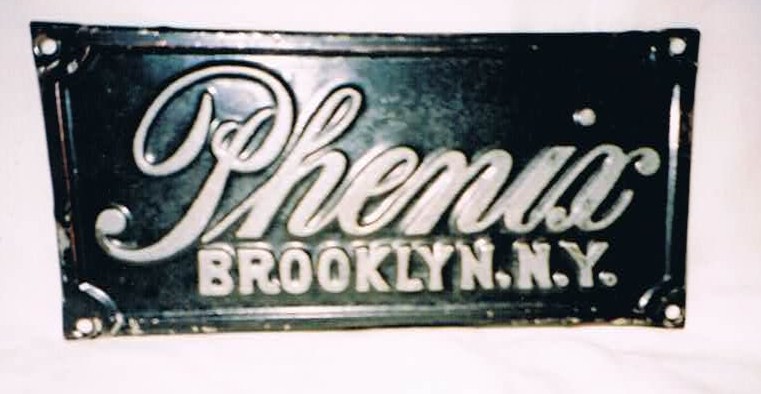 Phoenix Insurance Fire Mark, Tin, 7" x 3 1/4", exc