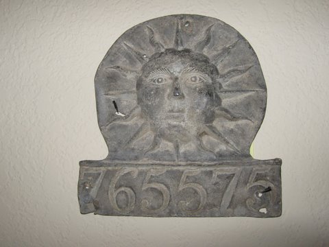 Sun Insurance Office, Lead Mark in Good Condition,