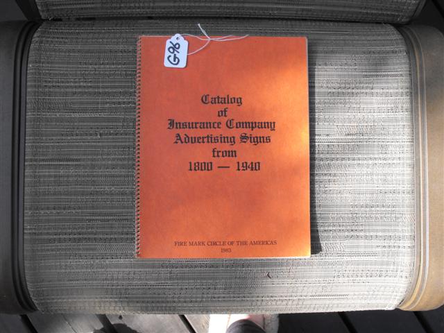 Catalog of Insurance Company Advertising Signs fro