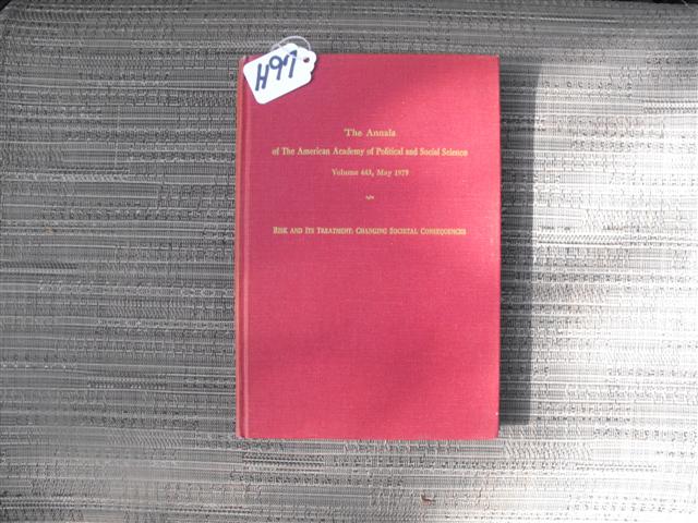 Book. The Annals of The American Academy of Polit