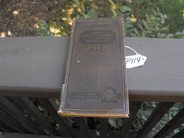Best Insurance Guide with Key Ratings. 1940 Annua