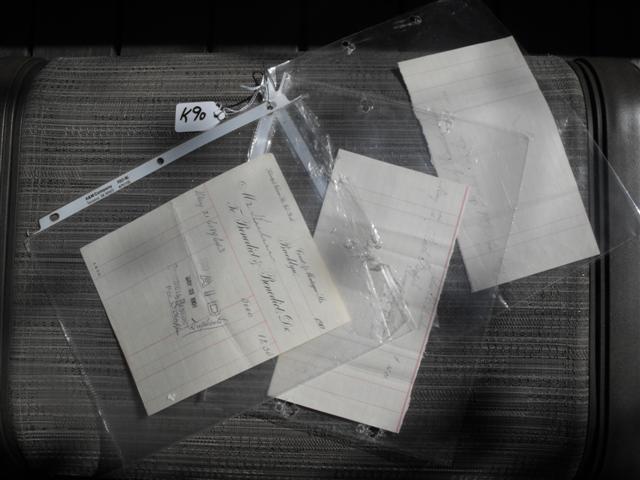 Paper Items. (3) 1. Paid receipt dated May 31,