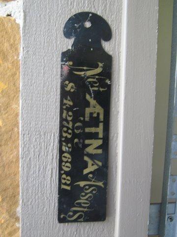 Aetna of Hartford Ledger Marker and paper cutter.