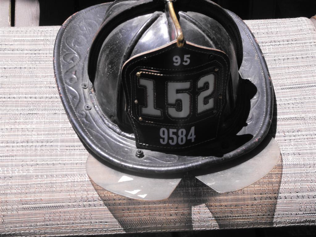 Fire Helmet. Wonderful condition. Shield attache