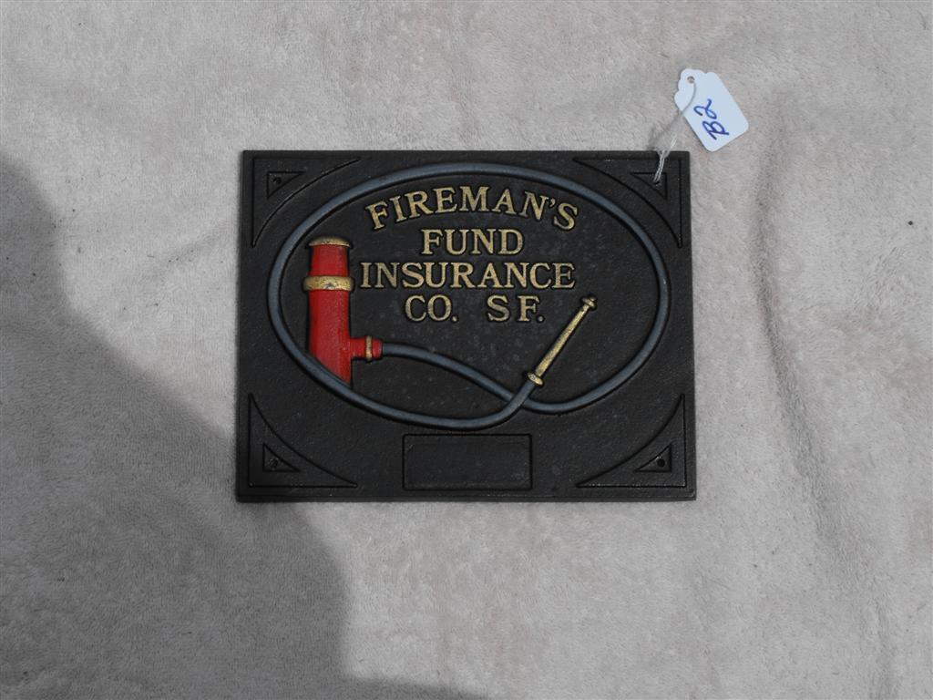Firemans Fund Insurance Co. SF. Reproduction Fire