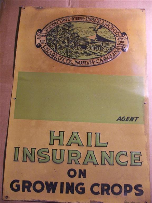 13.5" x 20" painted steel sign for the Piedmont Fi