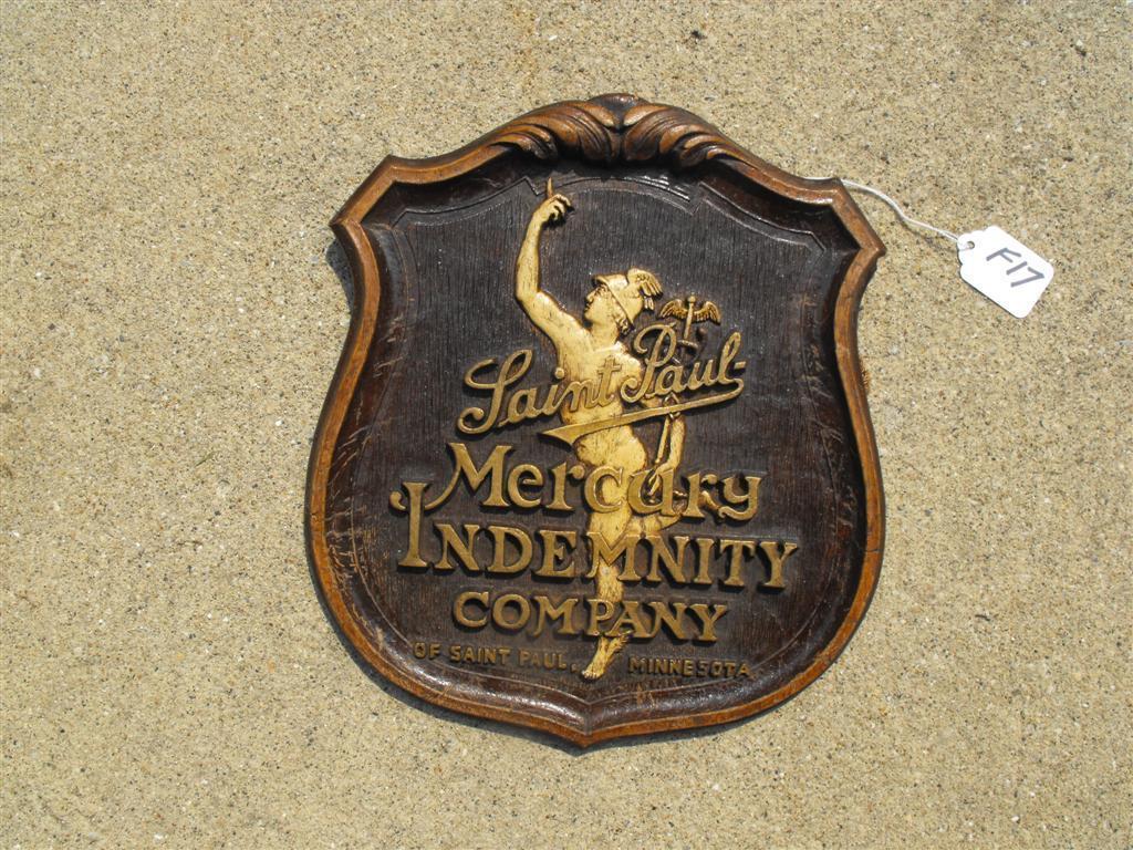 Saint Paul Mercury Indenmity Company Plaque. Burw