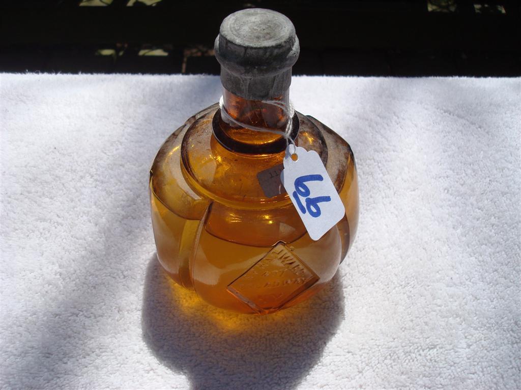 Glass Grenade. Amber. S.F. Hayward, 407 Broadway