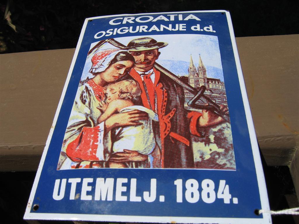 Croatia Osiguranje d.d. Utemelj. 1884 Fire Mark.