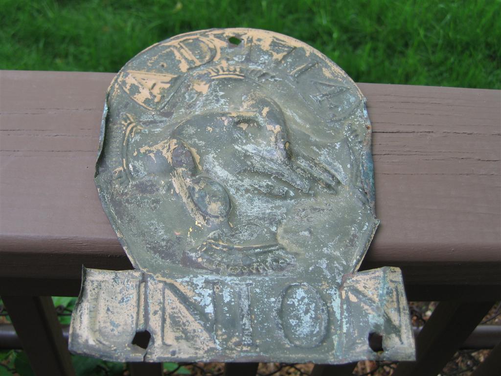 Union Assurance Soceity, London, England. Copper.