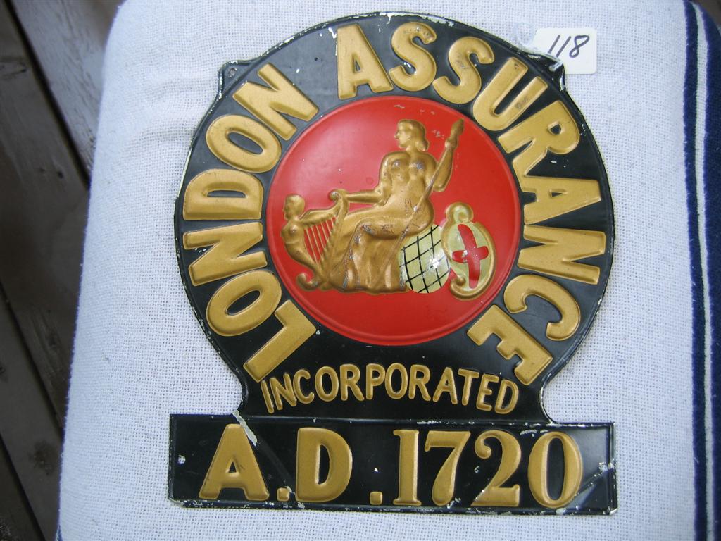 London Assurance. London, England. Heavy 11 1/2x