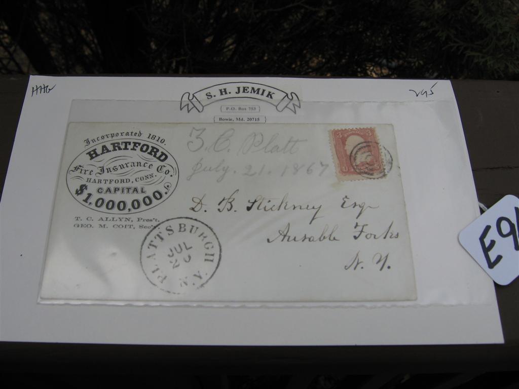 Hartford Fire Insurance Co. Envelope. Dated July