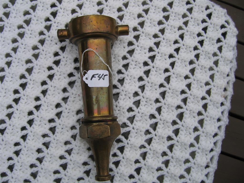 Brass Nozzle. Huge and Heavy. 10 3/4 long. 3 1/