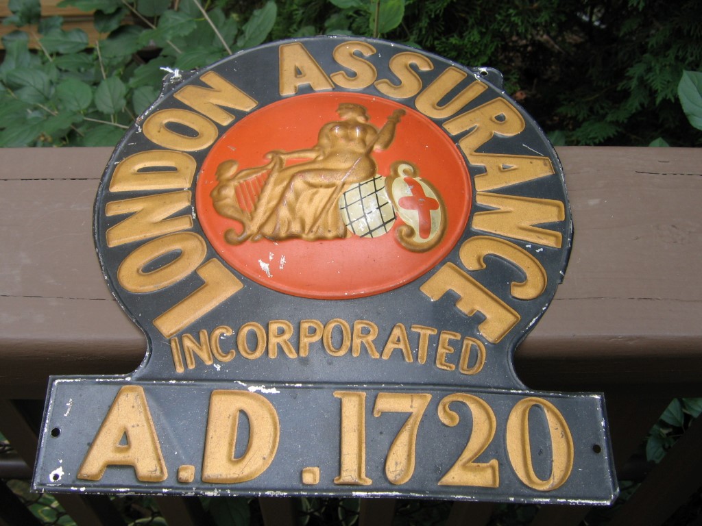London Assurance, London, England. Heavy Tin. 11