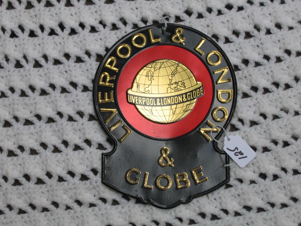 Liverpool and London and Globe Insurance Company.