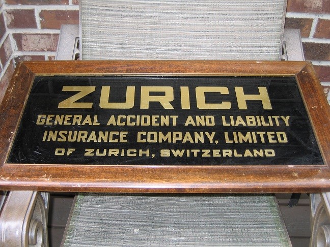 Zurich Insurance Company, Zurich, Switzerland. Re
