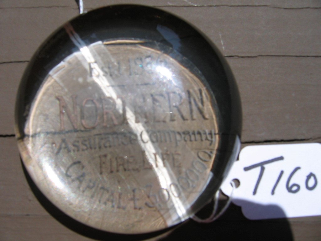 Paperweight. Northern Assurance Company Fire, Lif