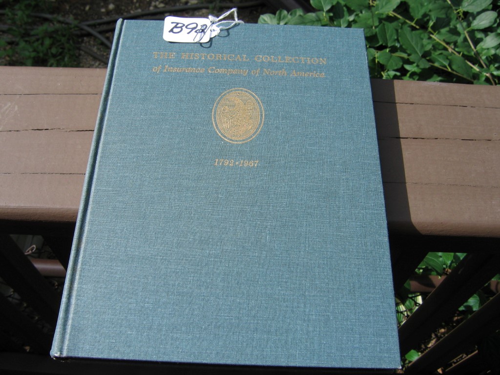 Book. Historical Collection of Insurance Company