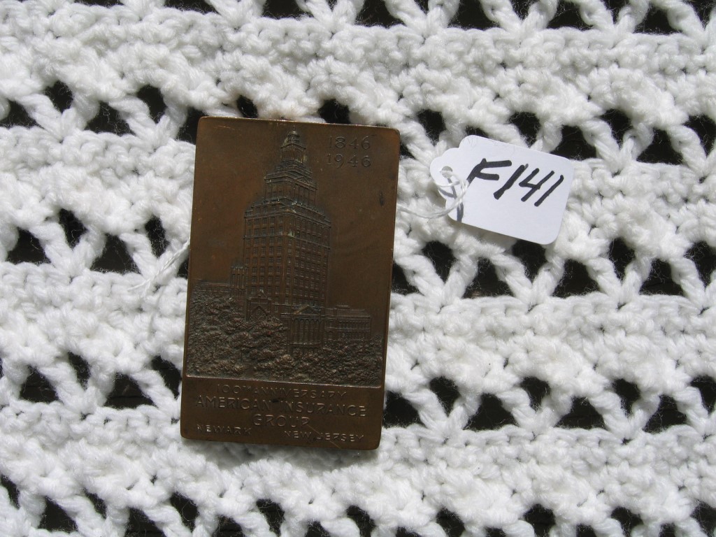 American Insurance Group Paper Weight. 100th Anni