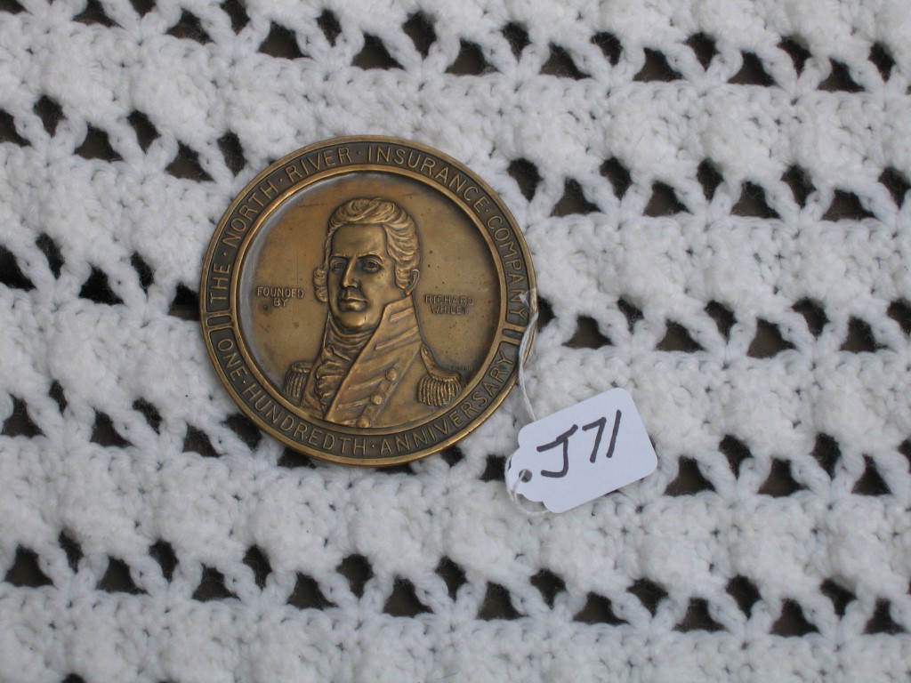 Paperweight. The North River Insurance Company. O