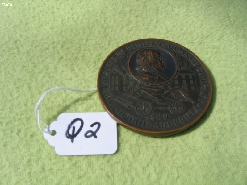 Paper Weight. Franklin Fire Insurance Company of