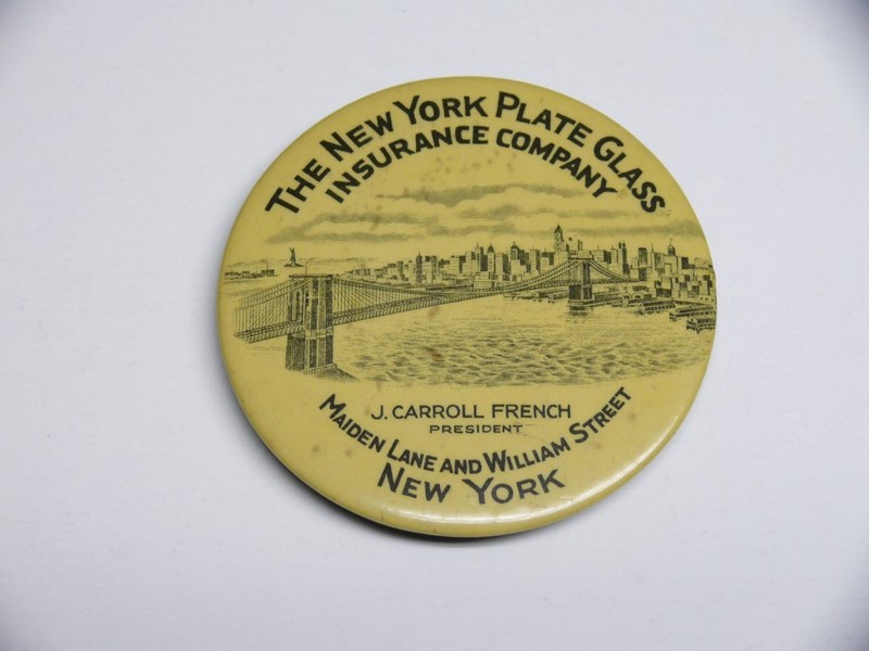 New York Plate Glass Insurance Company Paperweight