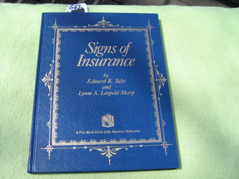 Signs of Insurance. Book. by Edward Tufts and Ly
