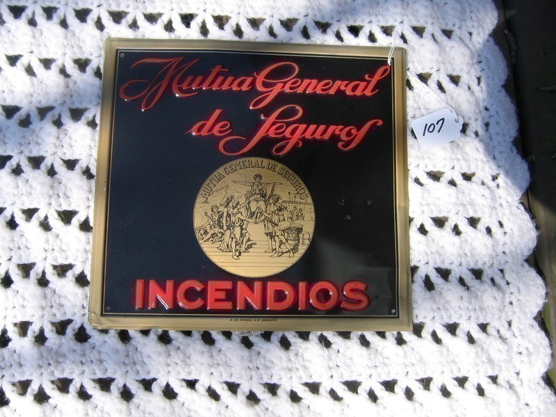 Mutua General de Seguros. Barcelona, Spain. Tin.