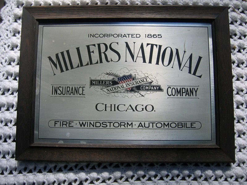 Millers National Insurance Company. Chicago. Fir