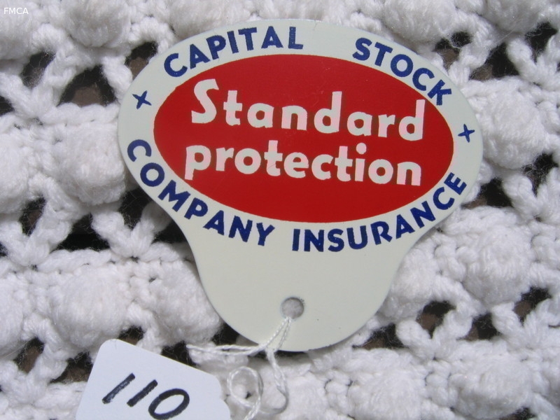 Standard Protection Company Insurance. Auto Tag.