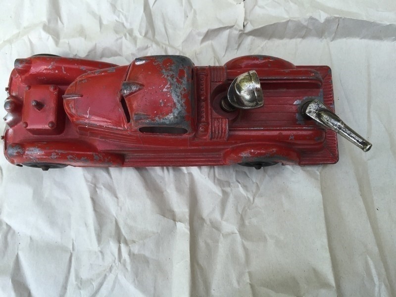 Toy Truck. Hubley Fire Truck. circa 1950's. See