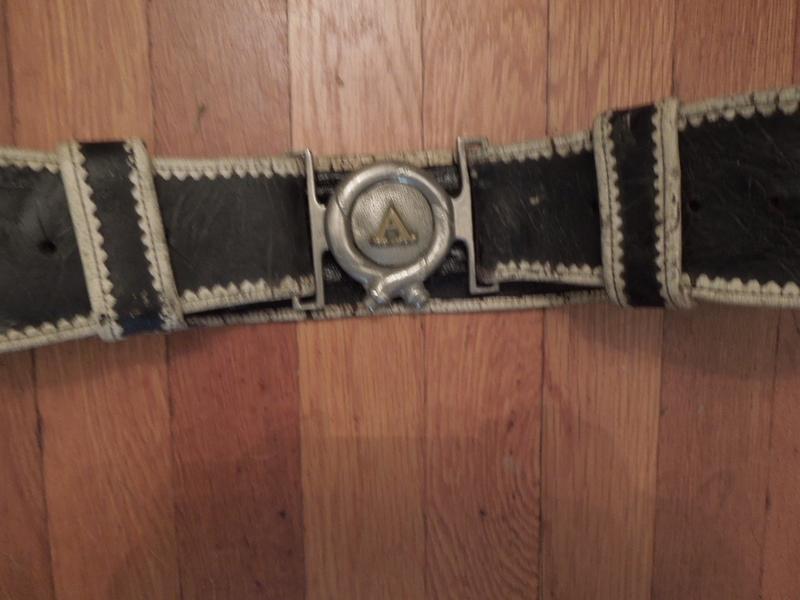 Close Up Picture of the Front. There are Two Belt