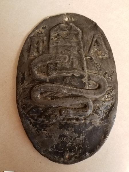 Fire Association of Philadelphia. Lead. Raised F.