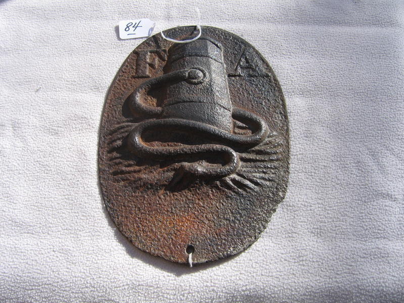 Fire Association of Philadelphia. Cast Iron. Has