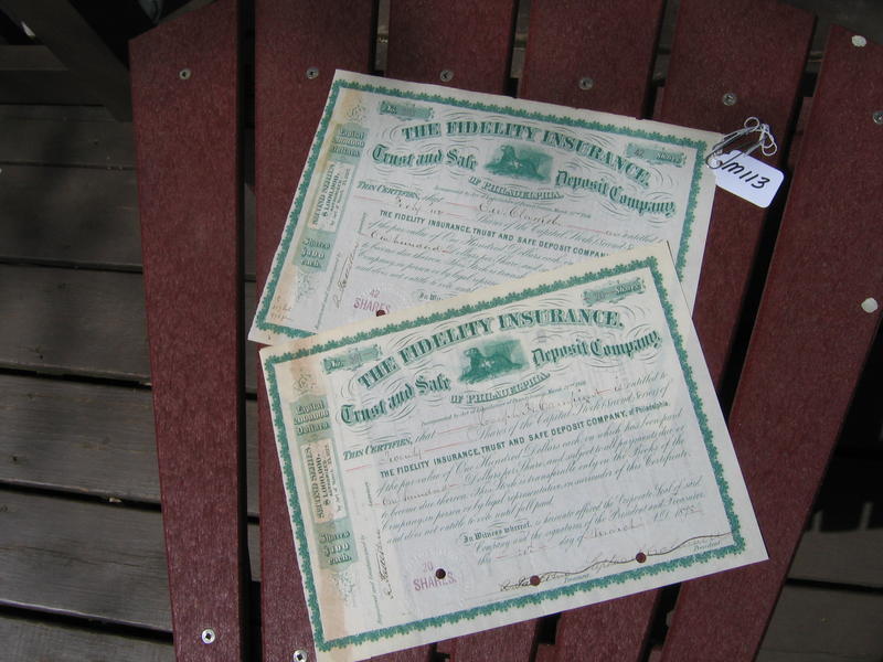 The Fidelity Insurance Trust and Safe Deposit Comp