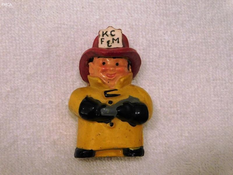 Kansas City Fire & Marine Figurine. Made of Bakeli