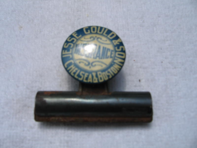 Old Insurance Paper Clip. Jesse Gould & Son. Chel